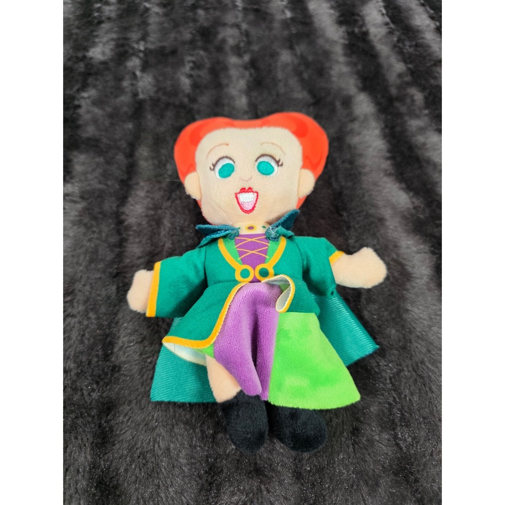 Disney Hocus Pocus Winifred Sanderson Plush Stuffed Toy Green Cloak Halloween